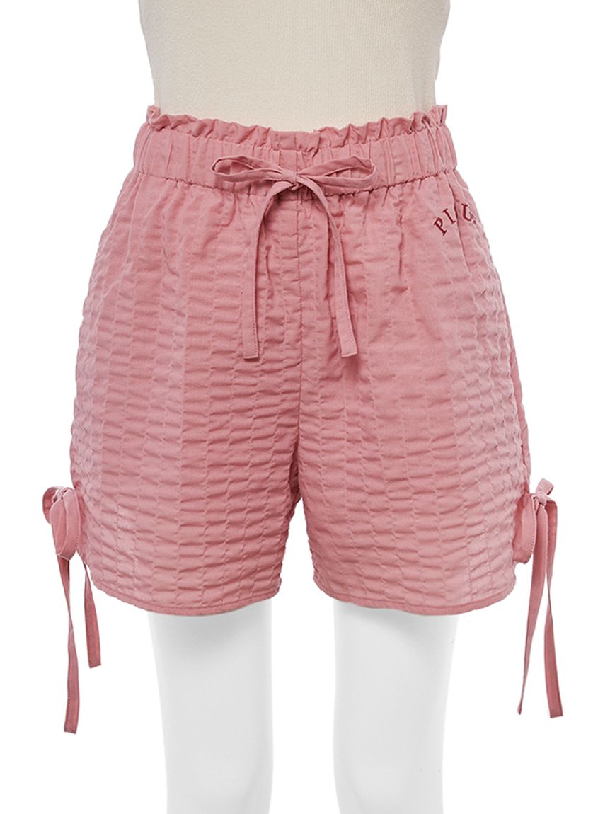 布帛リボンショートパンツ(ショートパンツ)｜ルームウェア