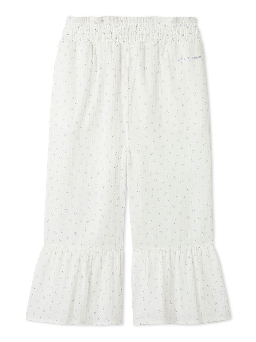 販路限定】マタニティガーゼロングパンツ(マタニティウェア