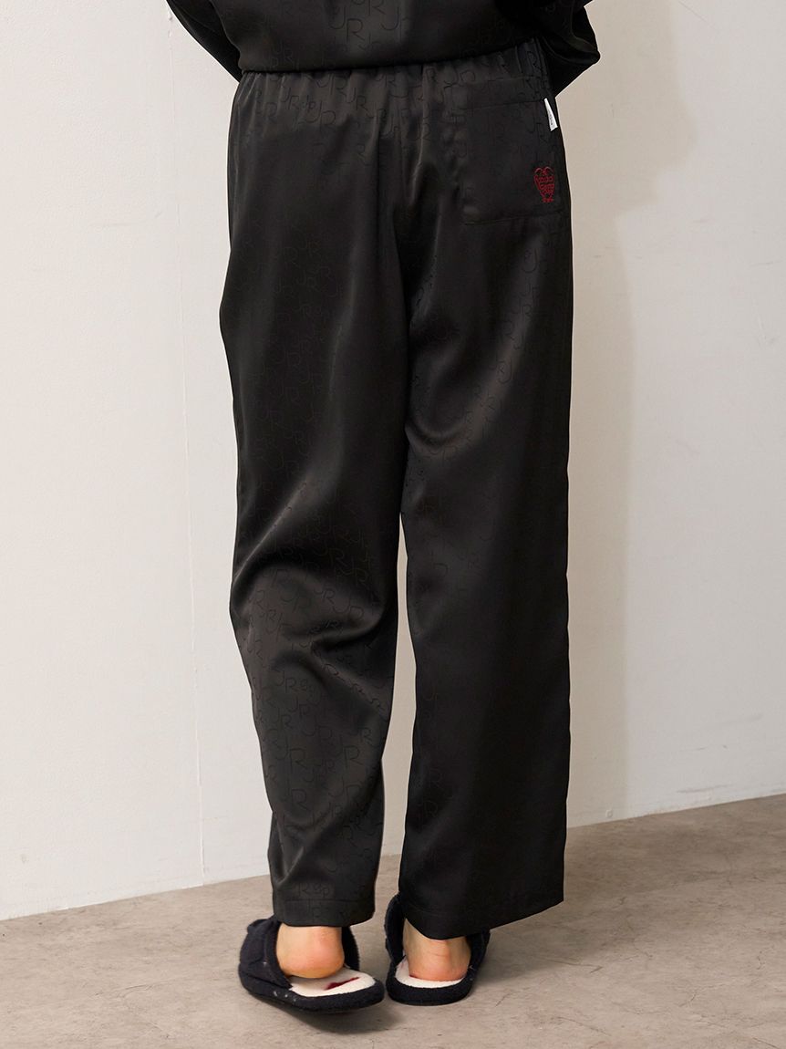 JOEL ROBUCHON】サテンジャガードロングパンツ(ロングパンツ)｜ルーム