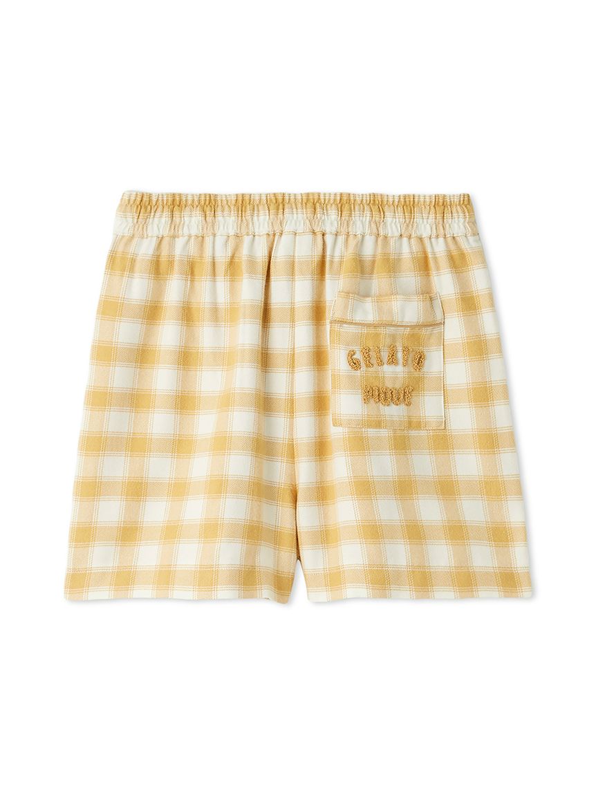 プレッピーネルチェックショートパンツ(ショートパンツ)｜ルームウェア