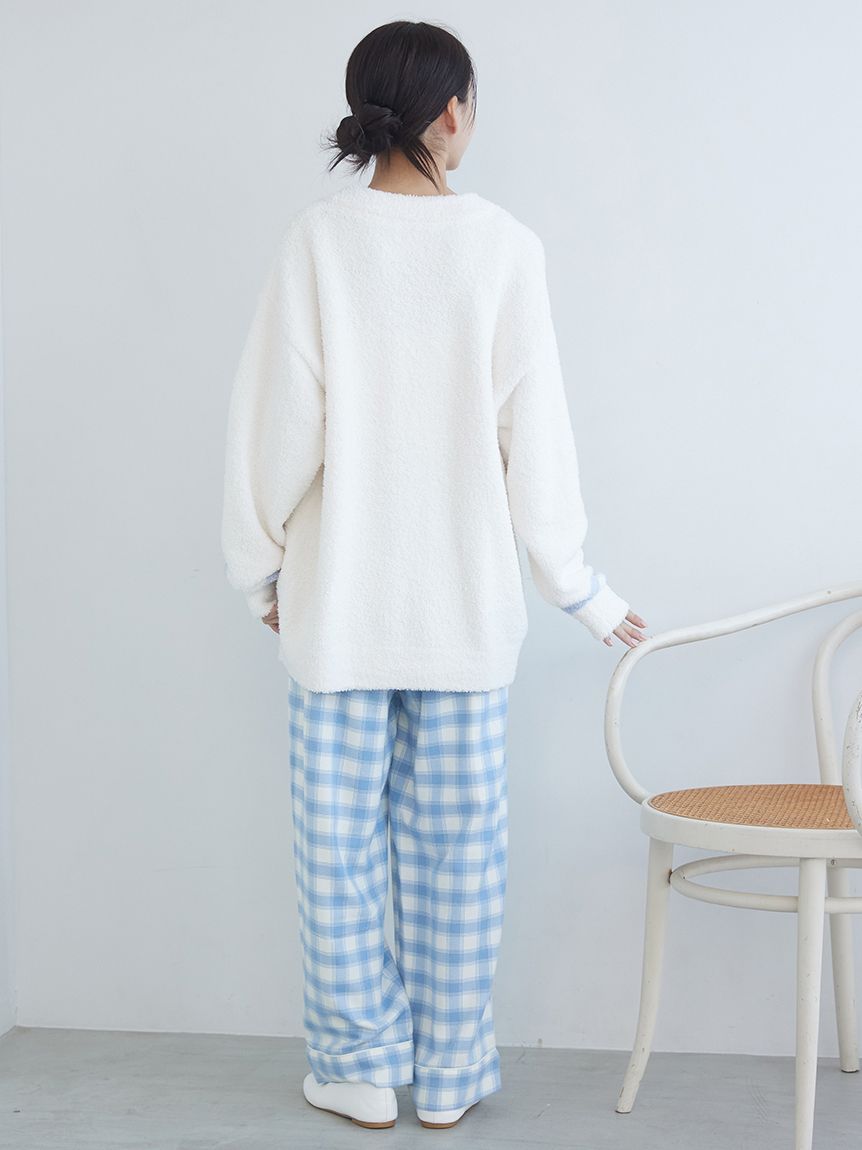 プレッピーネルチェックロングパンツ(ロングパンツ)｜ルームウェア
