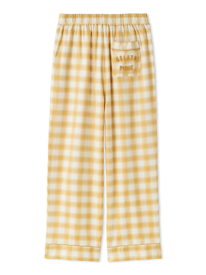 プレッピーネルチェックロングパンツ(ロングパンツ)｜ルームウェア