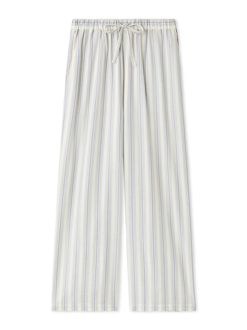 先染めストライプロングパンツ(ロングパンツ)｜ルームウェア・パジャマ