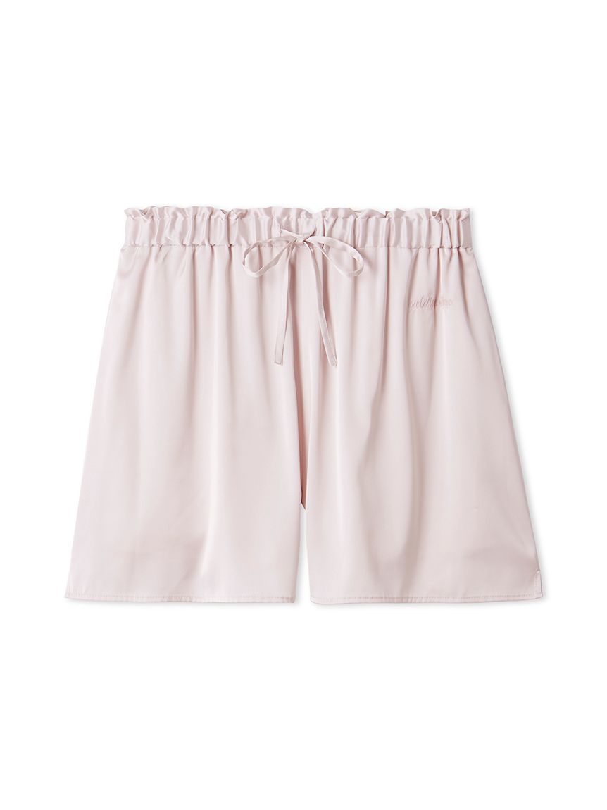 サテンショートパンツ(ショートパンツ)｜ルームウェア・パジャマ通販の