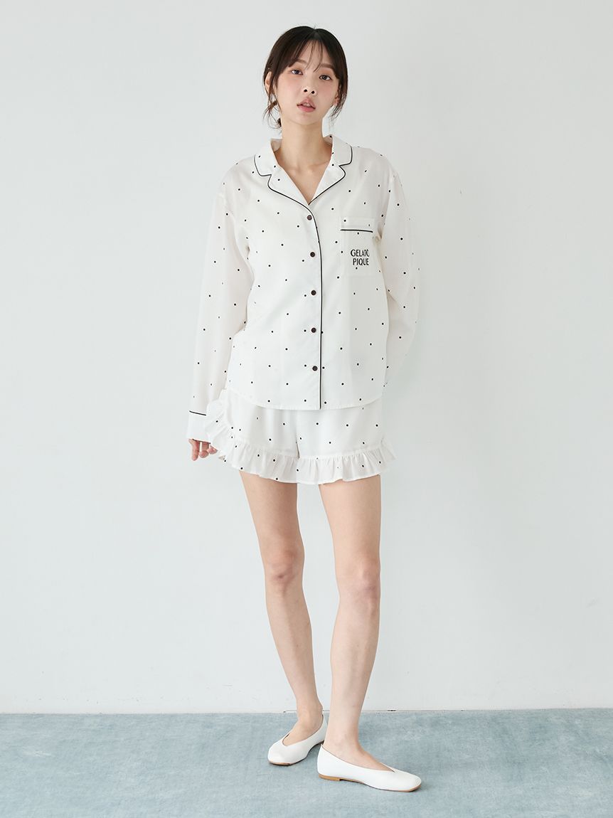 WhiteDay】3柄フリルショートパンツ(ショートパンツ)｜ルームウェア