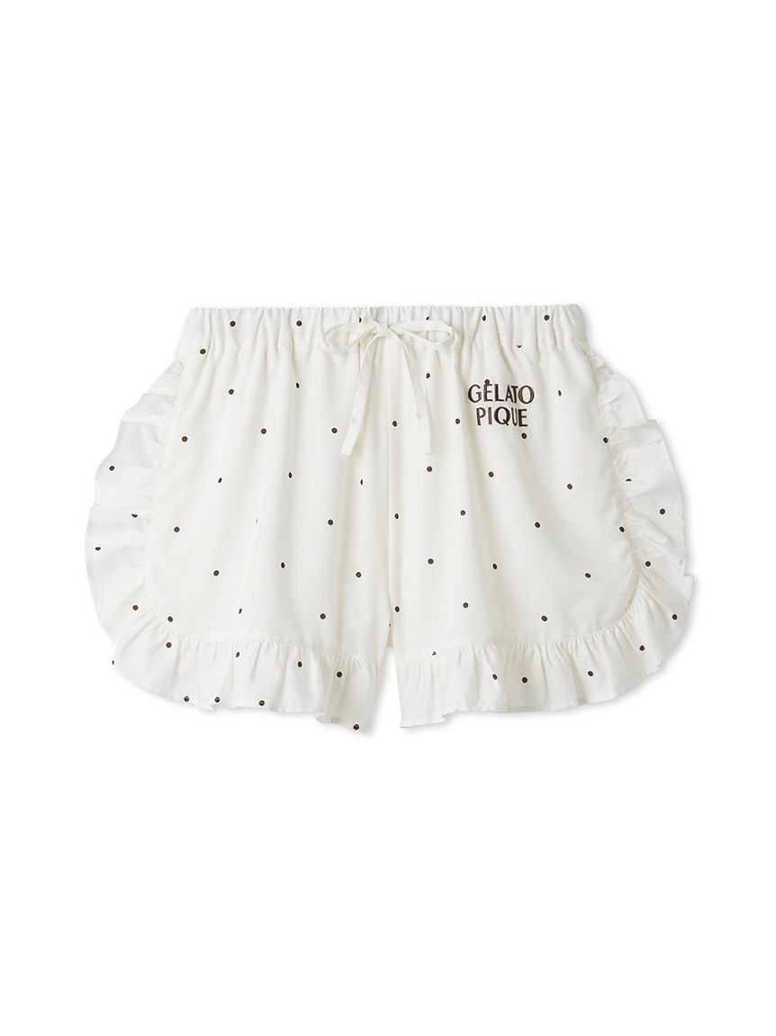 WhiteDay】3柄フリルショートパンツ(ショートパンツ)｜ルームウェア