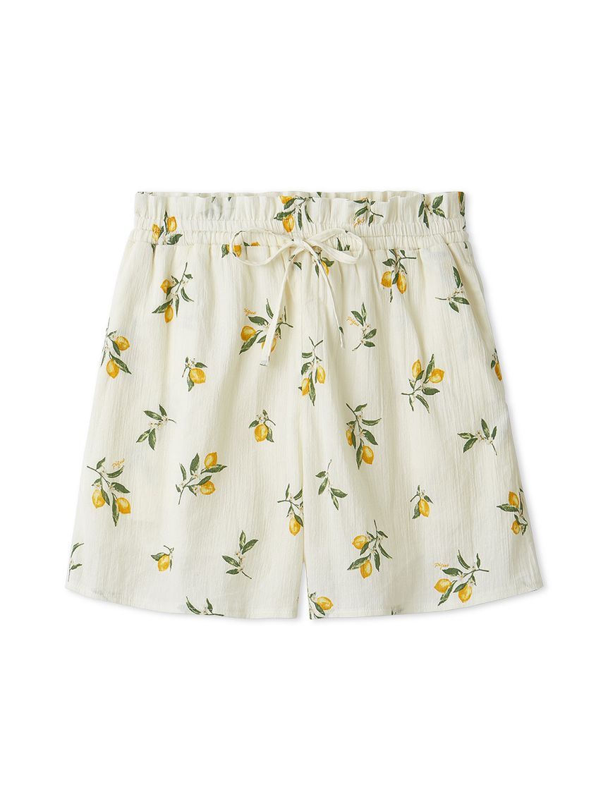 フルーツ小花柄ショートパンツ(ショートパンツ)｜ルームウェア