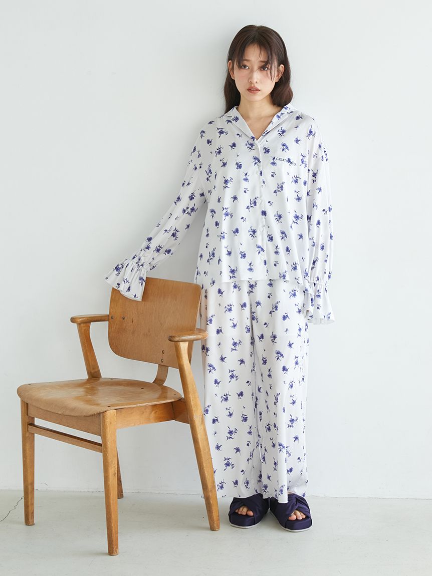 3点set 花柄 可愛い セットアップ ルームウェア パジャマ