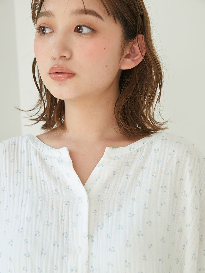 販路限定】マタニティガーゼプルオーバー(マタニティウェア
