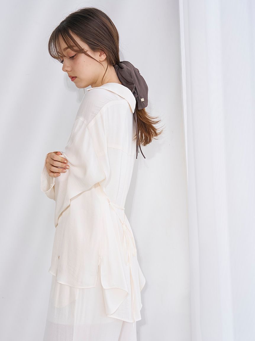 サテンシャツ(シャツ)｜ルームウェア・パジャマ通販の