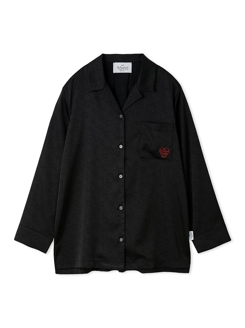 JOEL ROBUCHON】サテンジャガードシャツ(シャツ)｜ルームウェア