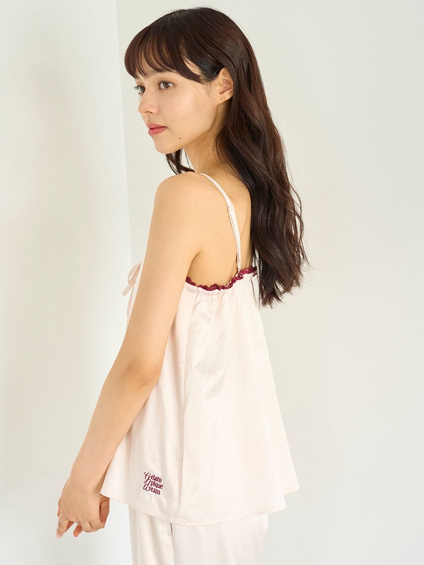 ジェラートピケ♡サテンカップインキャミソールとロングパンツ ジェラートピケ♡サテンカップインキャミソールとロングパンツ gelato