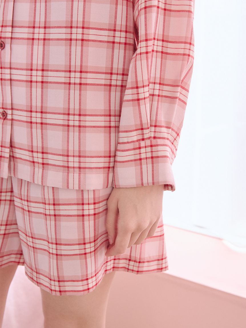 チェック柄シャツ(シャツ)｜ルームウェア・パジャマ通販のgelatopique
