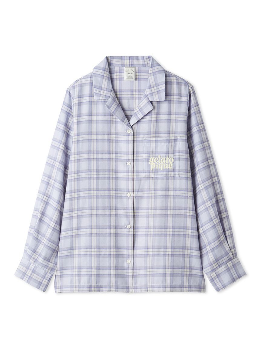 チェック柄シャツ(シャツ)｜ルームウェア・パジャマ通販のgelatopique