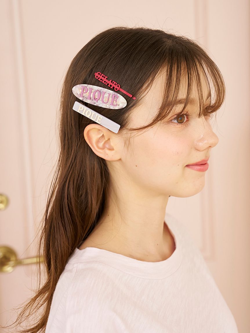 COOL COLLECTION】ICEヘアピン&クリップセット(ヘアアクセサリー