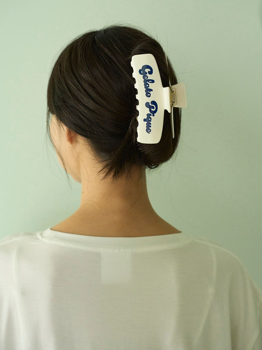 ロゴヘアクリップ(ヘアアクセサリー)｜ルームウェア・パジャマ