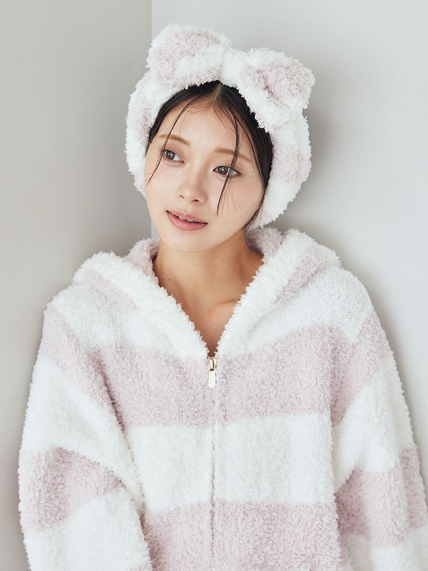 ジェラート2ボーダーヘアバンド(ヘアアクセサリー)｜ルームウェア