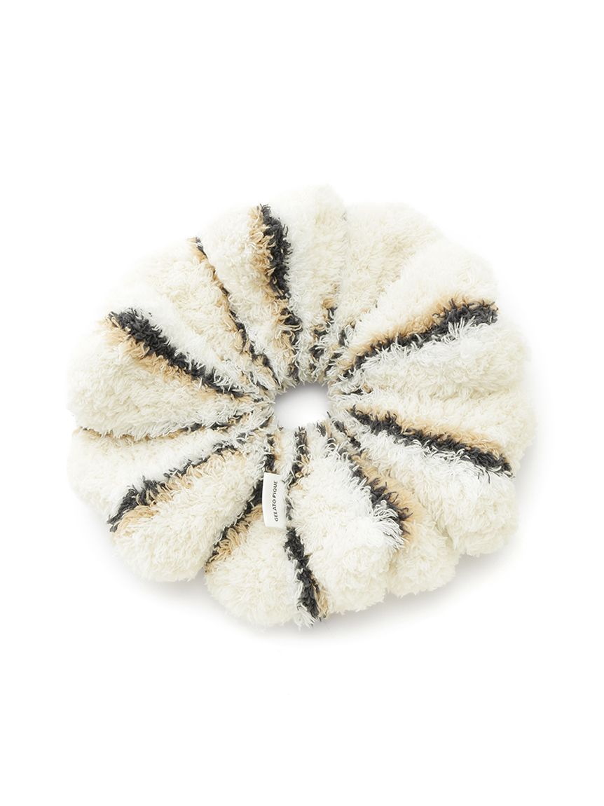 ジェラートボーダーシュシュ(ヘアアクセサリー)｜ルームウェア