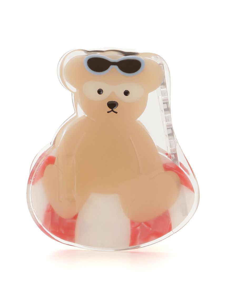 NEW✳︎teddy bear〜roseヘアクリップ サマーベアヘアクリップ(ヘアアクセサリー)｜ルームウェア・パジャマ