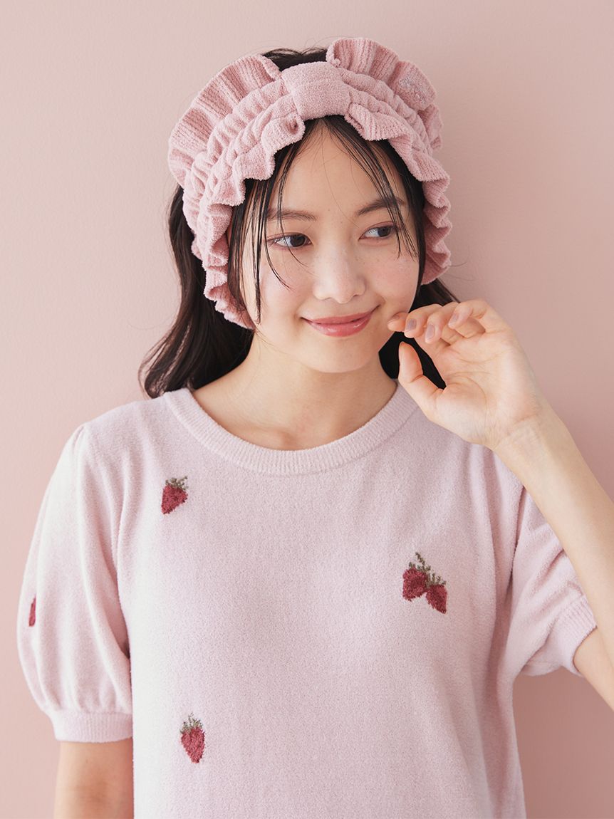エアリーモコギャザーヘアバンド(ヘアアクセサリー)｜ルームウェア