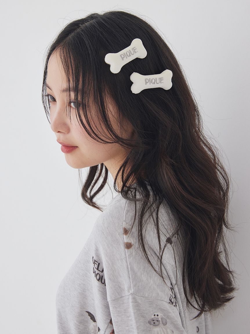 HALLOWEEN】ボーンヘアピン(ヘアアクセサリー)｜ルームウェア