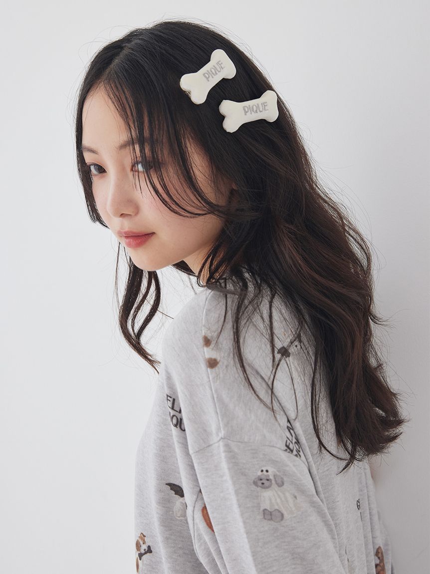 HALLOWEEN】ボーンヘアピン(ヘアアクセサリー)｜ルームウェア