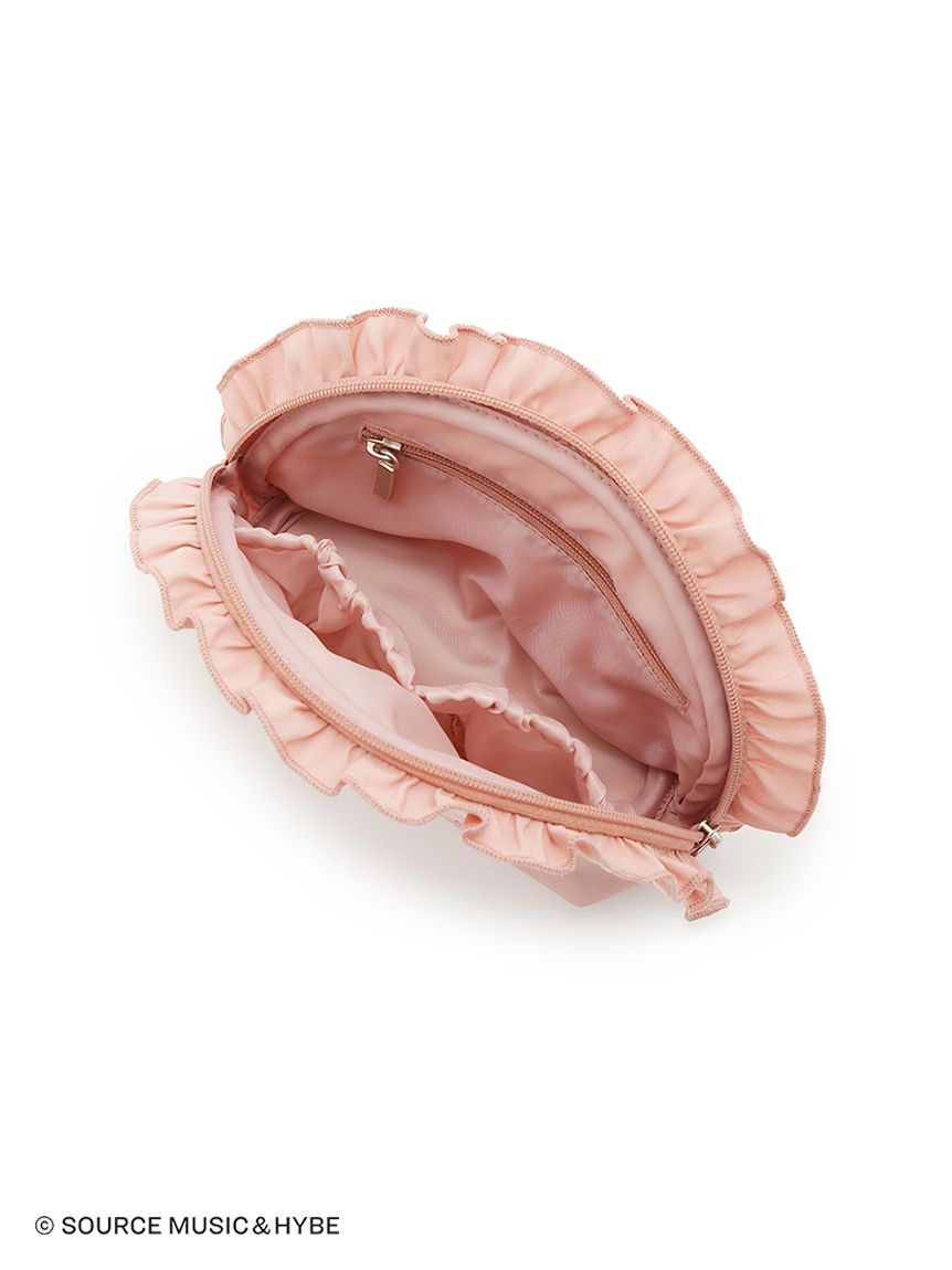 LE SSERAFIM】サテンフリルポーチ(ポーチ)｜ルームウェア・パジャマ