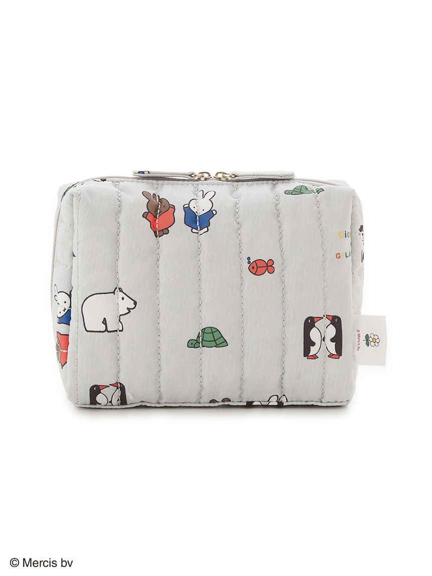 Disney×gelatopique / ルームウエアセット　ブルー&総柄ポーチ Dick Bruna】キルティング総柄ポーチ(ポーチ)｜ルームウェア