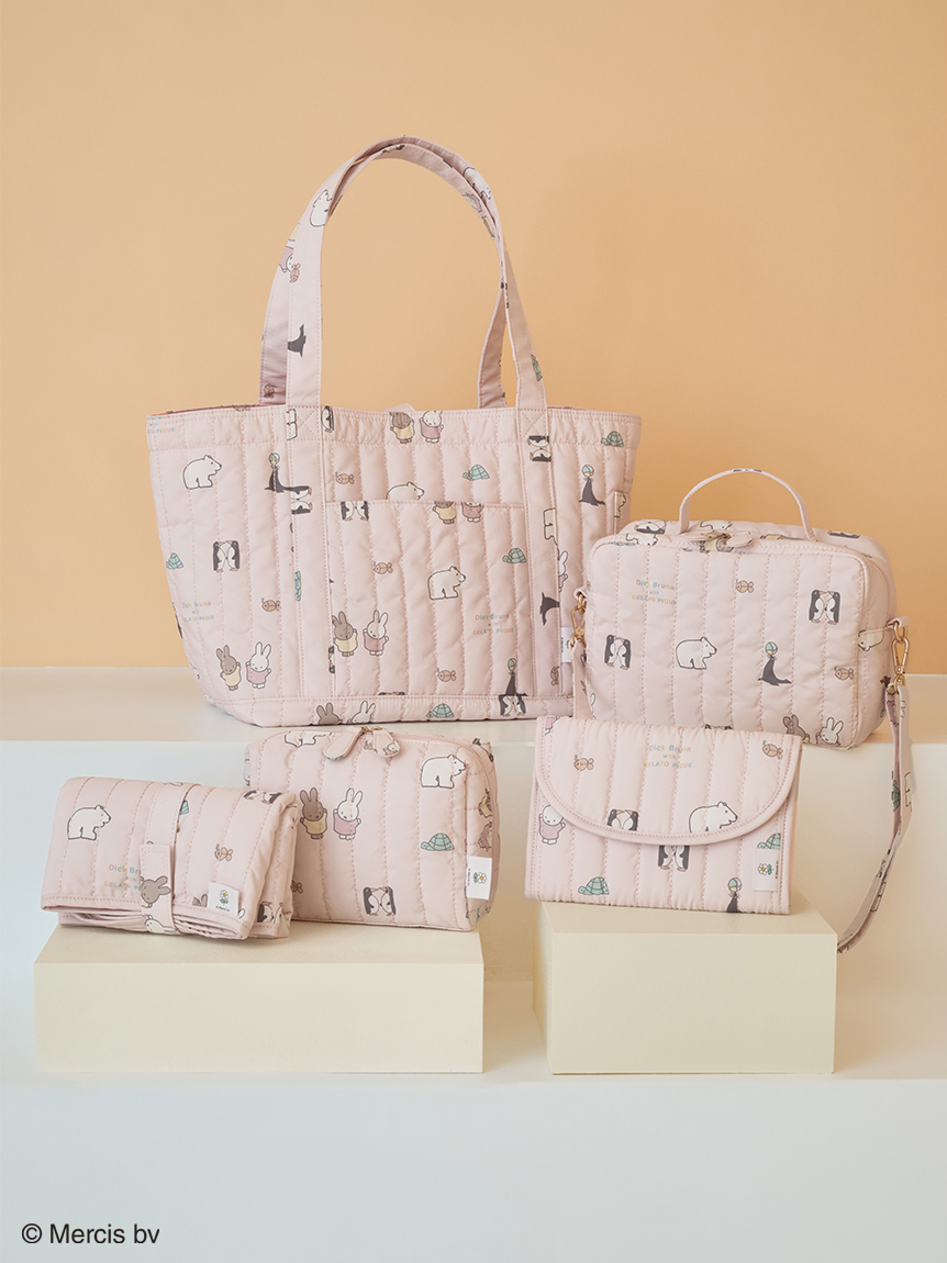 ジェラートピケ　くまキルティング　パジャマ＊新品＊ ONLINE限定カラーあり】【KIDS】パウダーベアブランケット