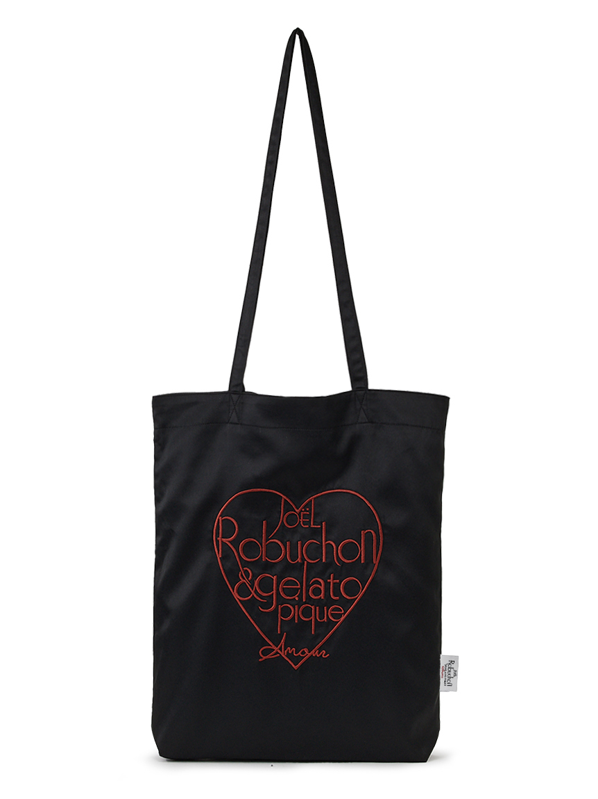 JOEL ROBUCHON】サテン刺繍トート(バッグ・エコバッグ)｜ルームウェア