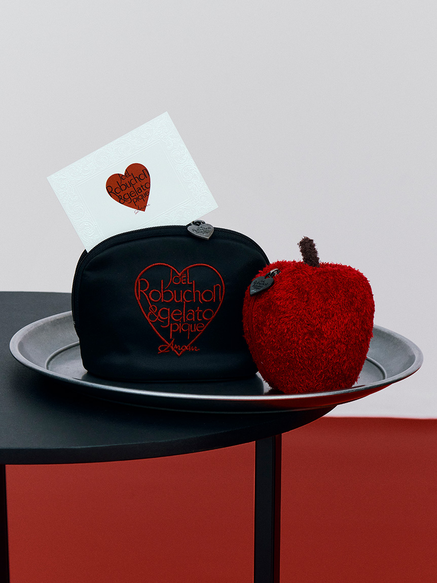 【JOEL ROBUCHON 】 サテンポーチ ジェラート ピケ　★新品★ JOEL ROBUCHON】サテンポーチ(ポーチ)｜ルームウェア・パジャマ