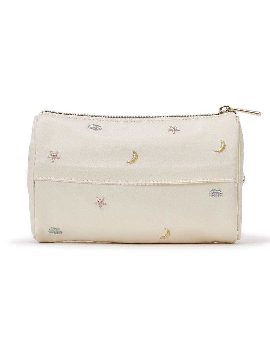 nap time 総柄ポーチ モチーフ刺繍ティッシュポーチ(ポーチ)｜ルームウェア・パジャマ