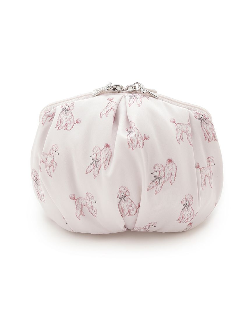 プードル総柄ポーチ(ポーチ)｜ルームウェア・パジャマ通販の