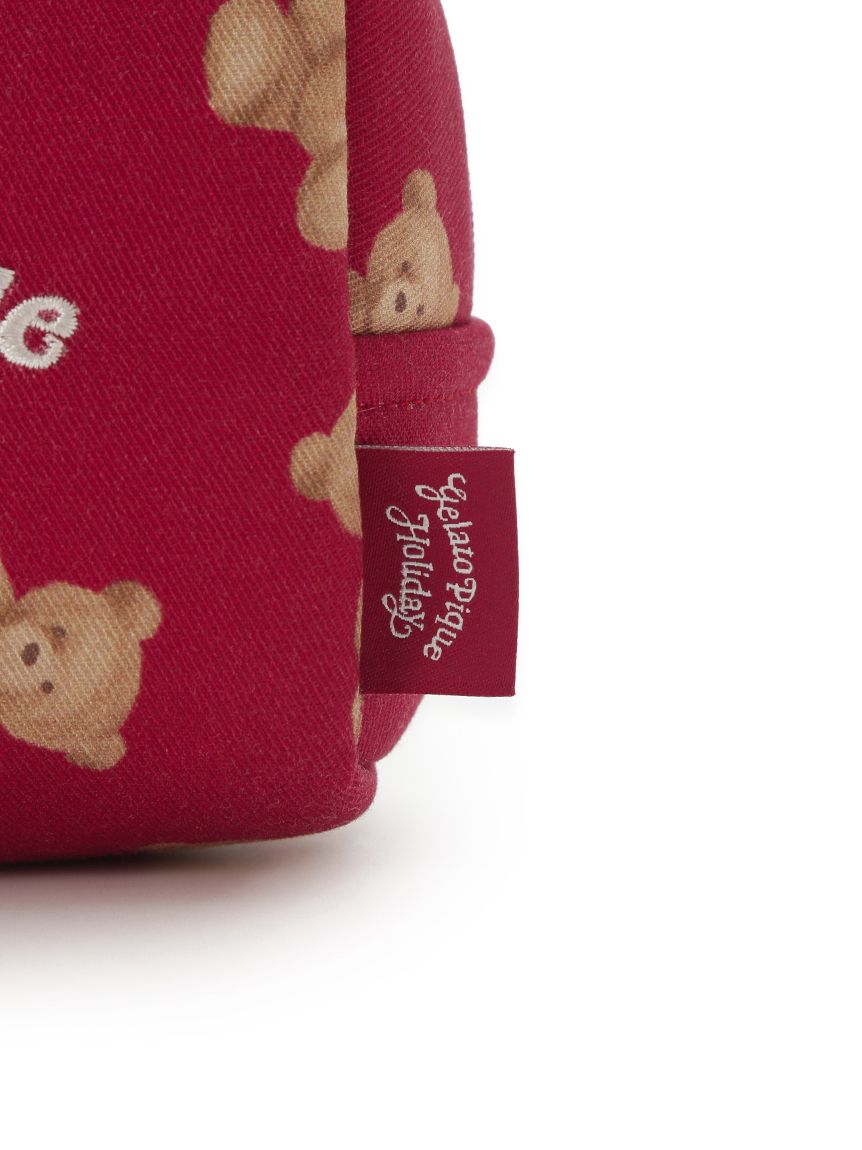 HOLIDAY】ベア総柄ポーチ(ポーチ)｜ルームウェア・パジャマ通販の