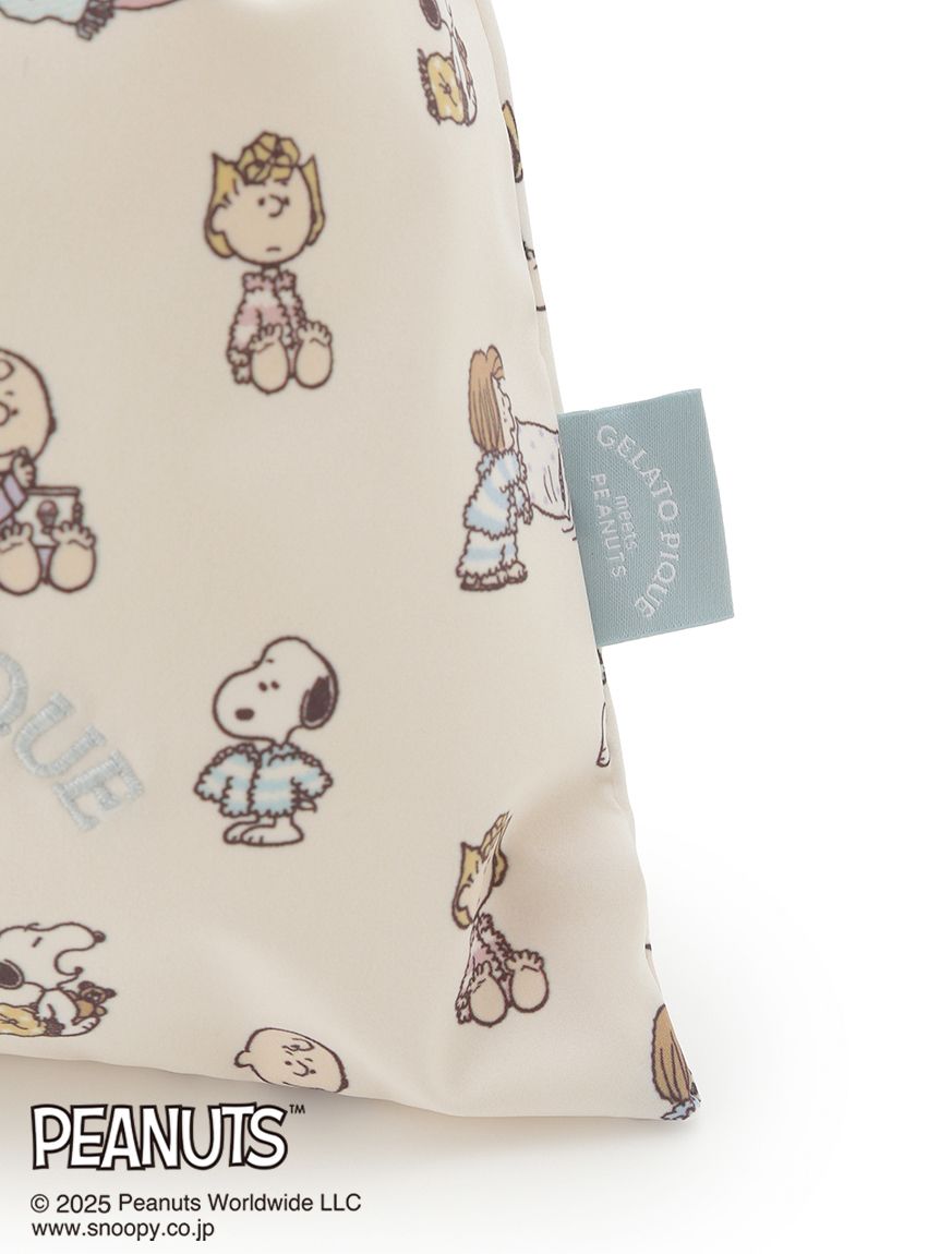 PEANUTS】オリジナルアート 巾着2点セット(ポーチ)｜ルームウェア