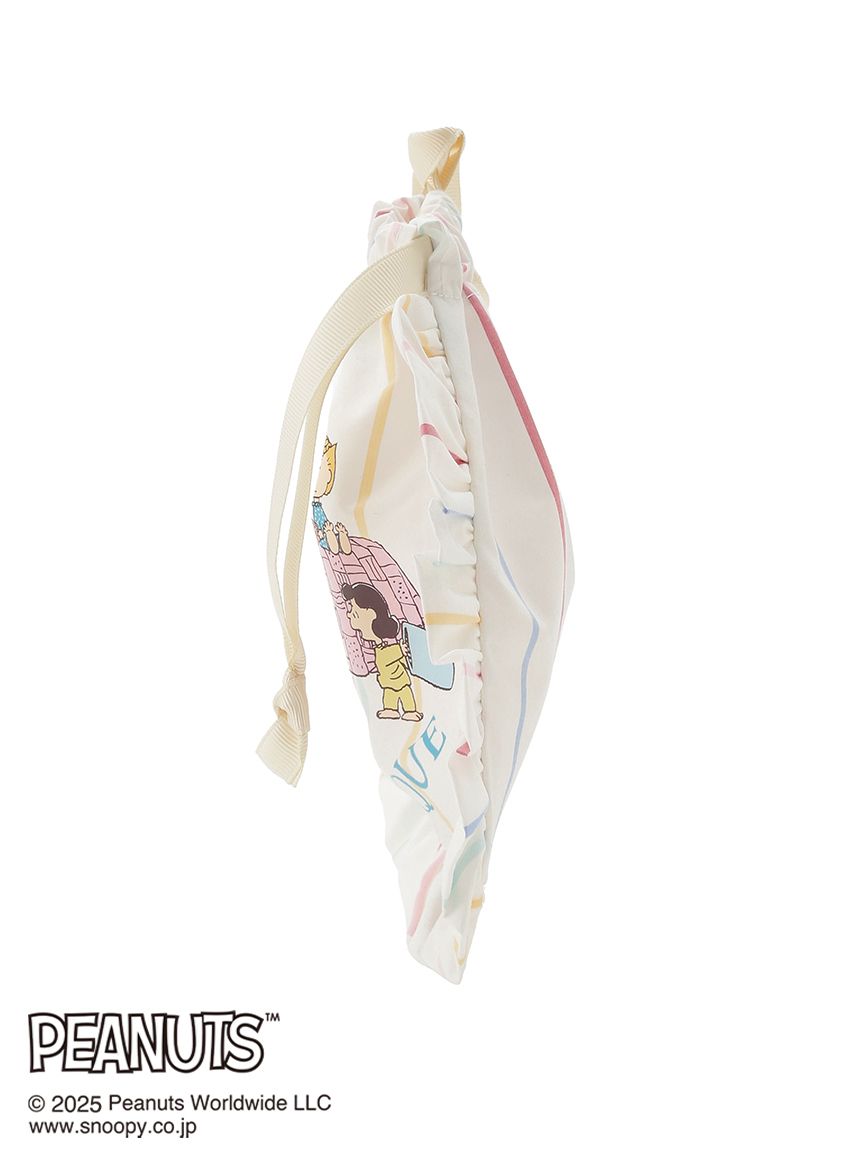 PEANUTS】オリジナルアート 巾着2点セット(ポーチ)｜ルームウェア