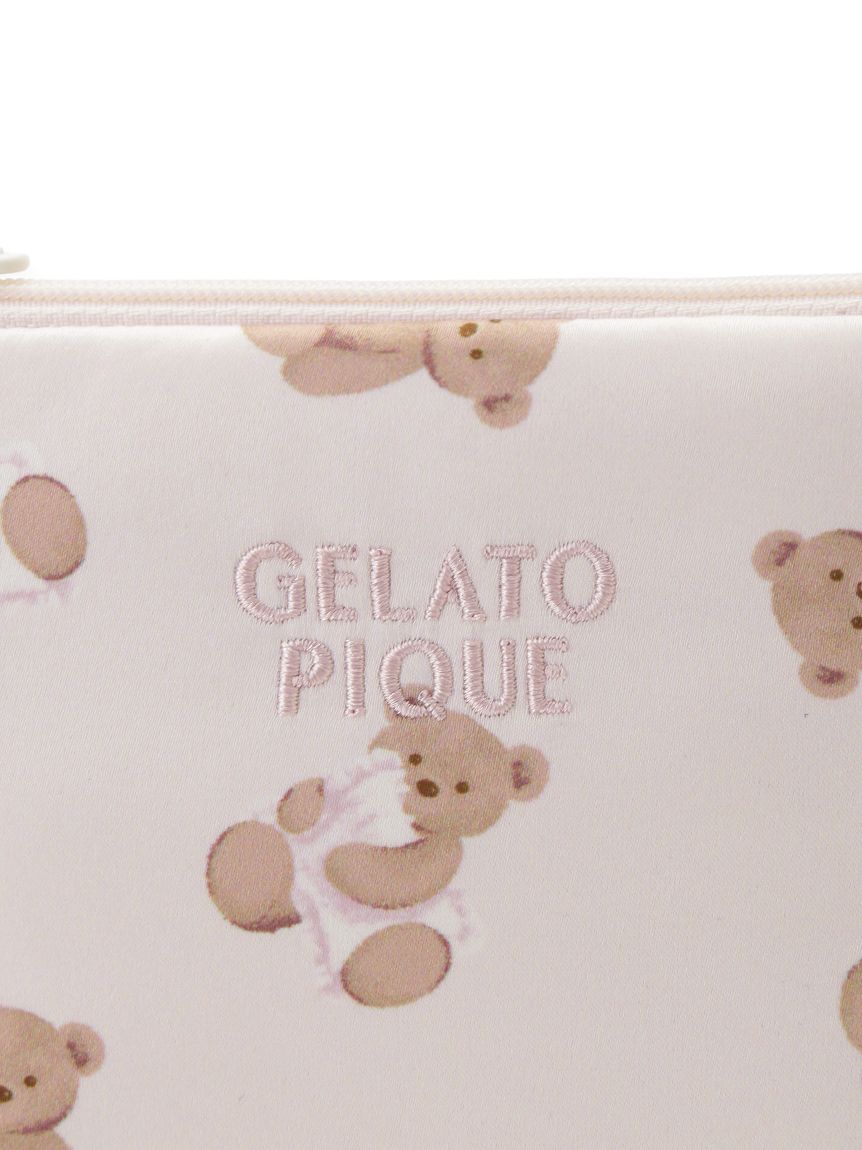 WhiteDay】ベア総柄ティッシュポーチ(ポーチ)｜ルームウェア・パジャマ