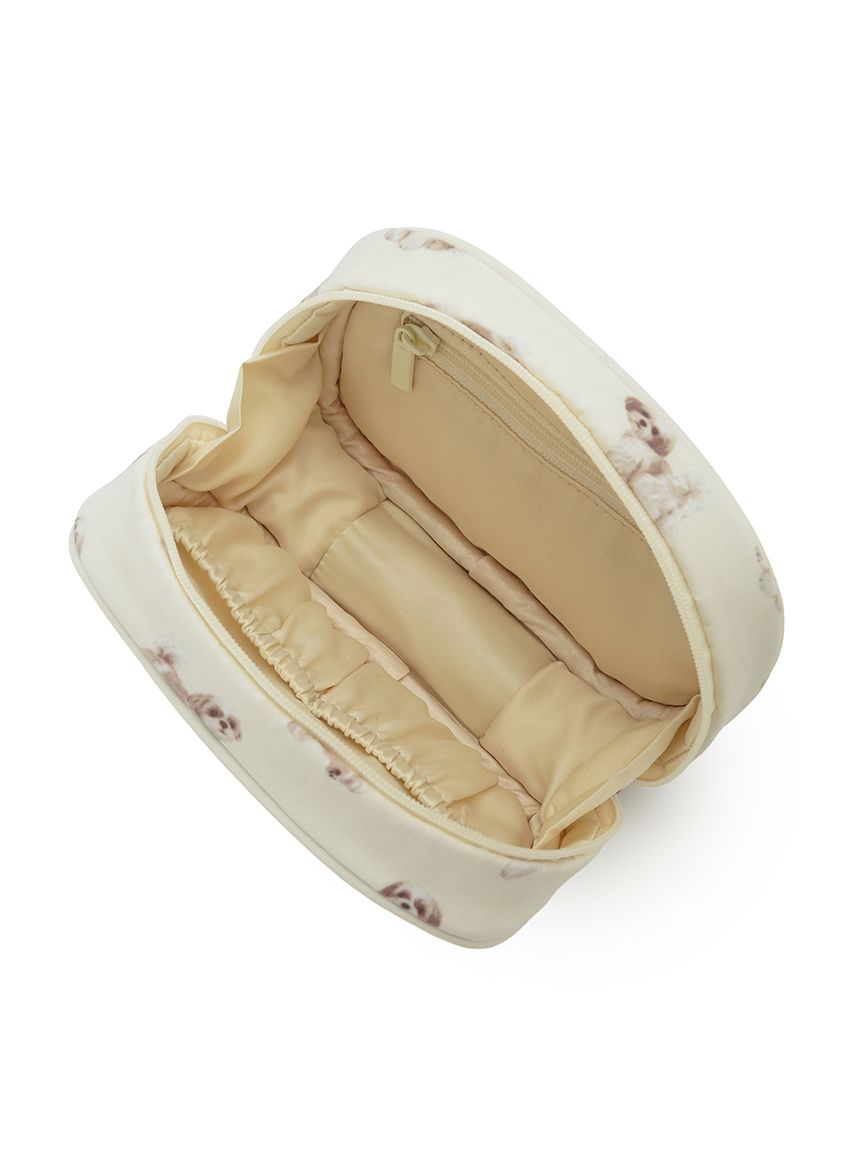 お散歩ドッグ総柄ティッシュポーチ(ポーチ)｜ルームウェア・パジャマ