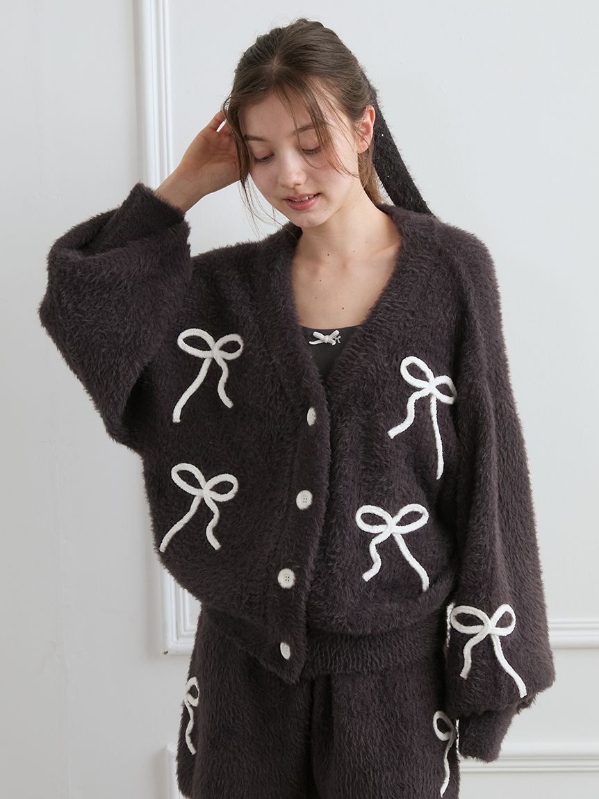 リボンシュシュ(ヘアアクセサリー)｜ルームウェア・パジャマ通販の