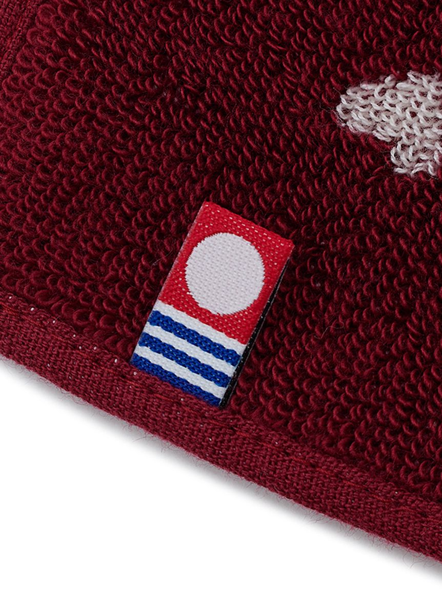 ハートロゴジャガードハンドタオル(タオル)｜ルームウェア・パジャマ