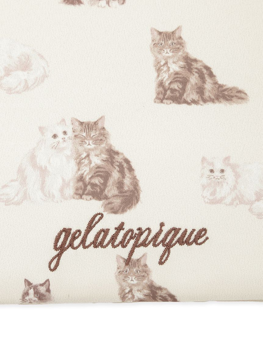 キャット柄ミラー(その他)｜ルームウェア・パジャマ通販のgelatopique