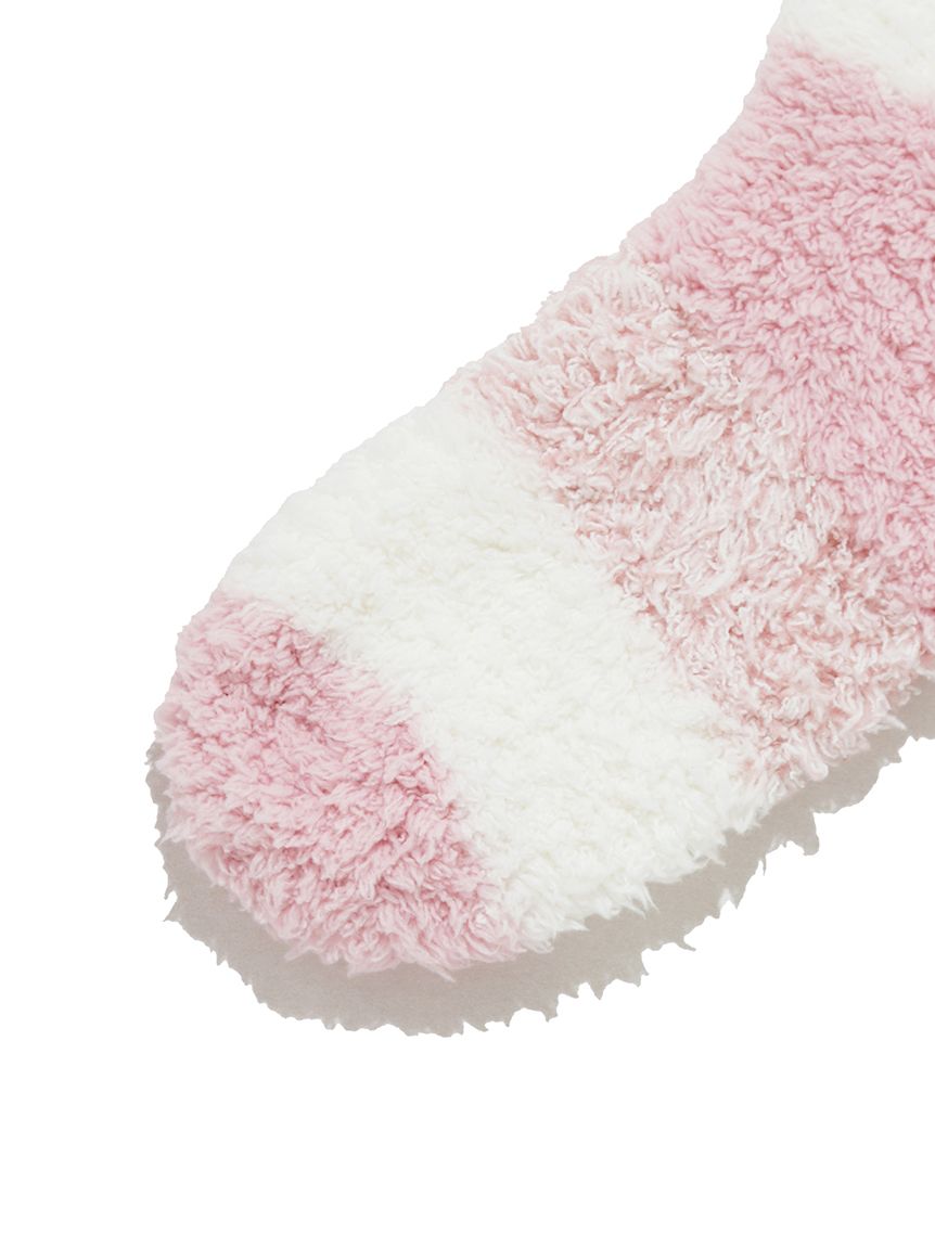 ジェラート3ボーダーソックス(ソックス)｜ルームウェア・パジャマ通販