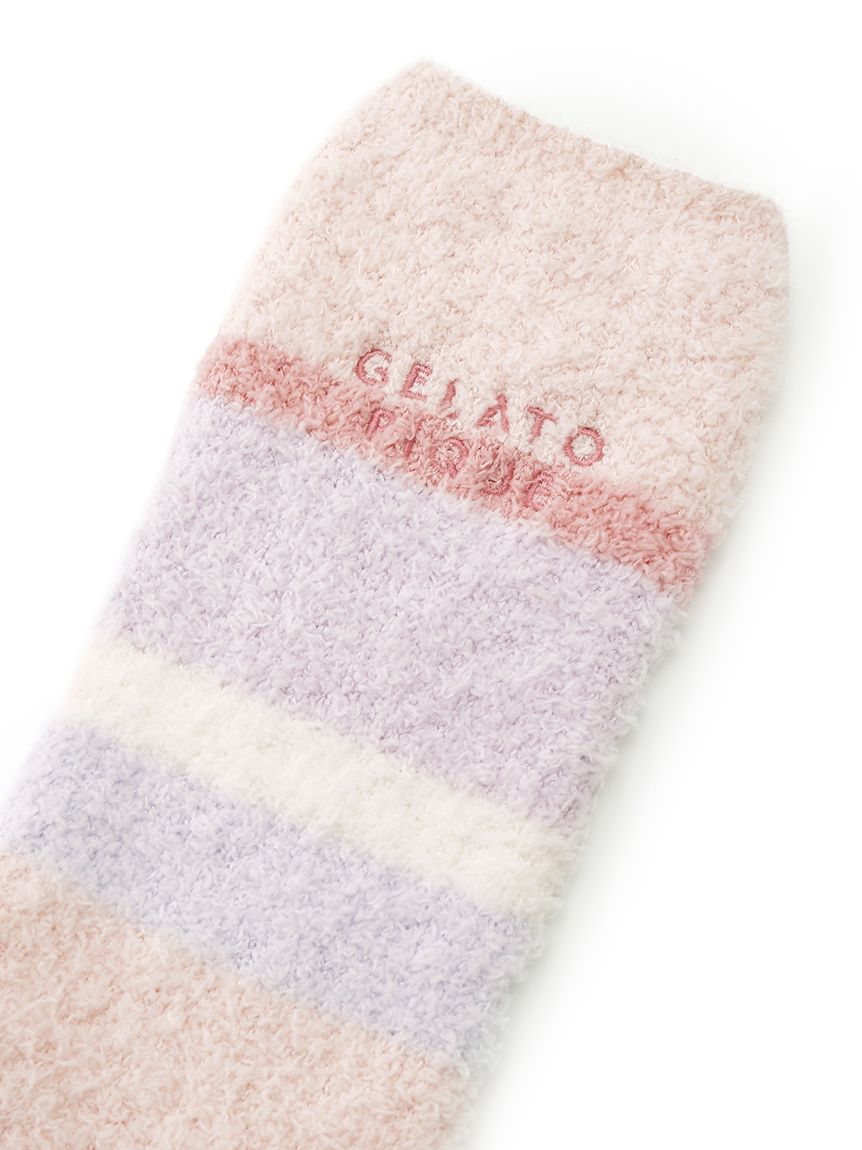 ベビモコカラフルボーダーソックス(ソックス)｜ルームウェア・パジャマ