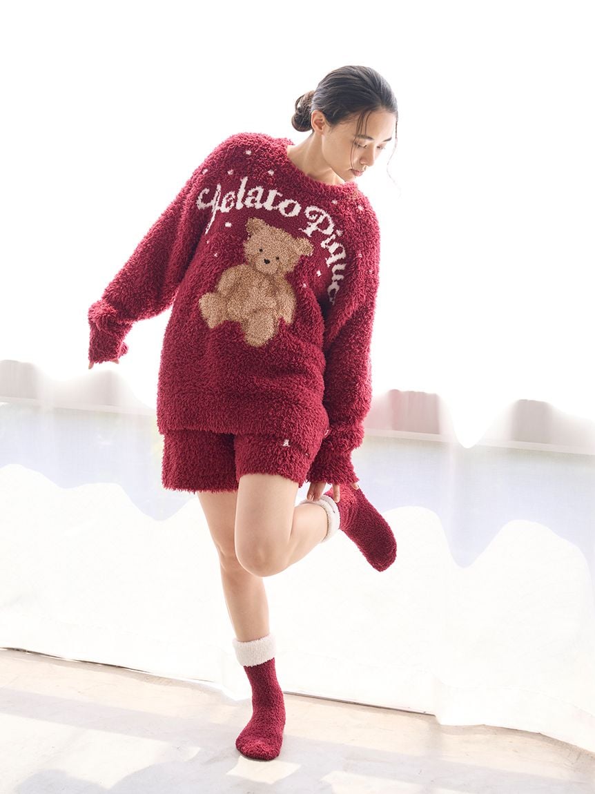 新品未使用☆★ ジェラートピケ　ルームウェア　ブランケット　ソックス　セット HOLIDAY】なりきりソックス(ソックス)｜ルームウェア・パジャマ通販の