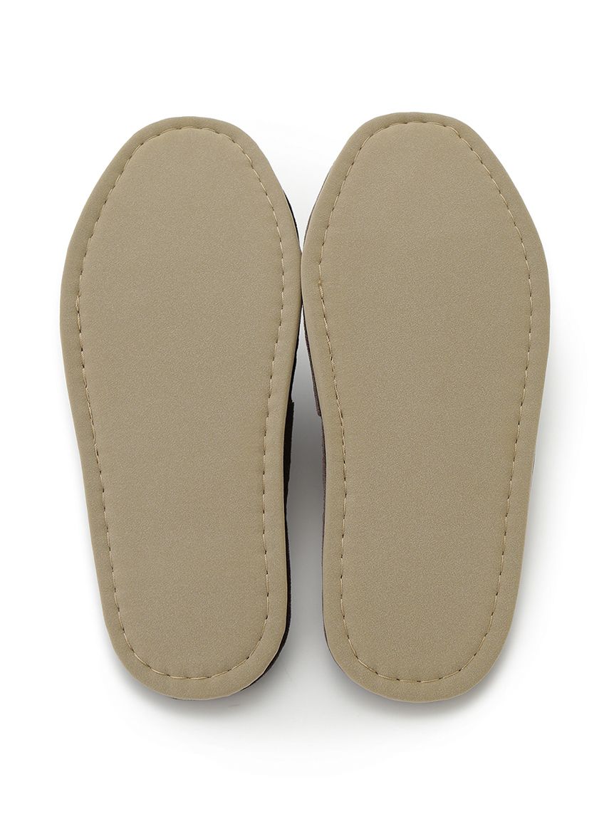 エンブレムモチーフベロアルームシューズ(ルームシューズ)｜ルーム