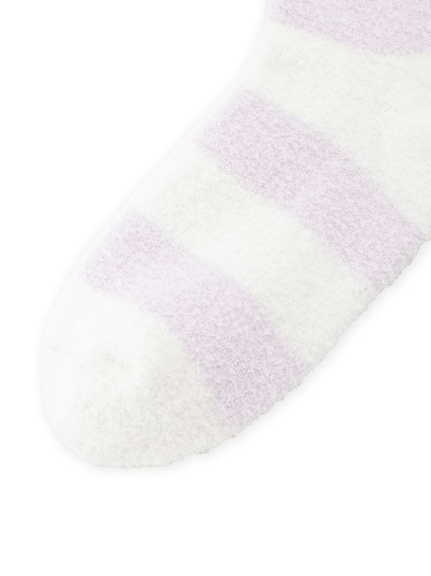 エアリーモコベアボーダーソックス(ソックス)｜ルームウェア・パジャマ