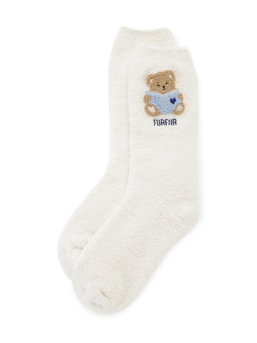 FURFUR×gelato pique】パウダーベアモチーフルームソックス(ソックス