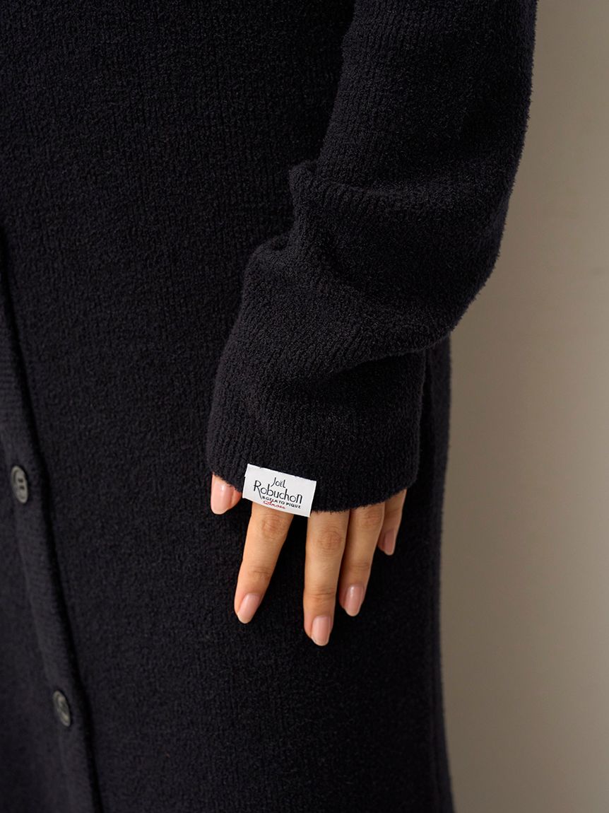 JOEL ROBUCHON】スムーズィーシルク前開きワンピース(ワンピース