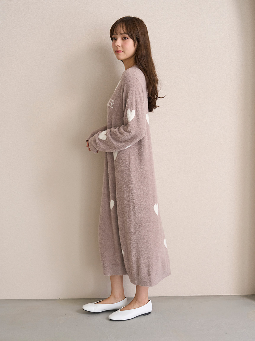 ジェラートはピケ❤︎【オンライン限定】ロゴジャガードワンピース&ショートパンツ新品 オフィシャルサイト・MASH STORE限定】ホットスムーズィーハート