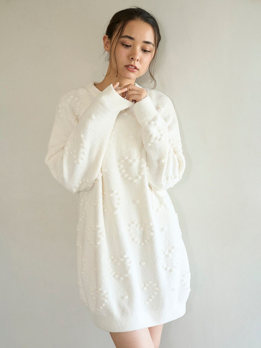 ハート柄ワンピース(ワンピース)｜ルームウェア・パジャマ通販の